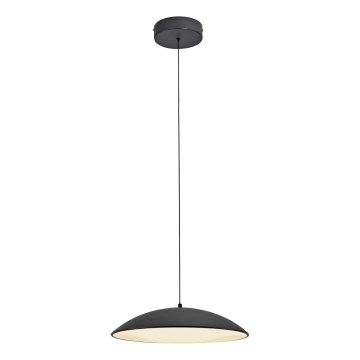 Schöner Wohnen 14606-18 - LENTE lámpara colgante LED regulable suspendida por cable LED/17W/230V Ø 40 cm negra