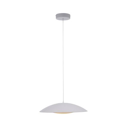 Schöner Wohnen 14607-16 - Lámpara colgante LED regulable con cable LENTE LED/23W/230V diámetro 50 cm blanco