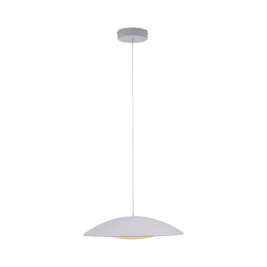 Schöner Wohnen 14607-16 - Lámpara colgante LED regulable con cable LENTE LED/23W/230V diámetro 50 cm blanco