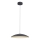 Schöner Wohnen 14607-18 - Lámpara colgante regulable con cable LENTE LED/23W/230V Ø 50 cm negro