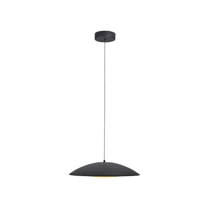 Schöner Wohnen 14607-18 - Lámpara colgante regulable con cable LENTE LED/23W/230V Ø 50 cm negro