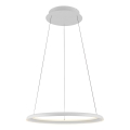 Schöner Wohnen 15570-16 - Lámpara colgante regulable con cable QUILLO LED/36W/230V Ø 60 cm blanca