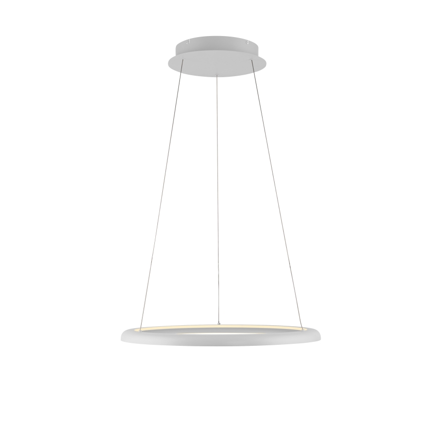 Schöner Wohnen 15570-16 - Lámpara colgante regulable con cable QUILLO LED/36W/230V Ø 60 cm blanca