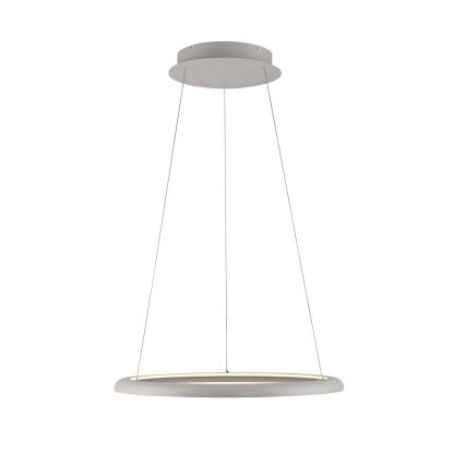Schöner Wohnen 15570-39 - Lámpara colgante LED regulable con cable de suspensión QUILLO LED/36W/230V Ø 60 cm gris