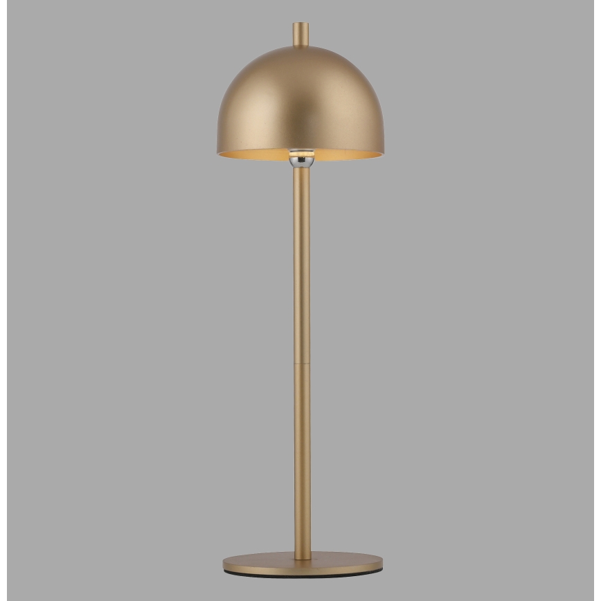 Schöner Wohnen 19244-12 - Lámpara de mesa LED exterior recargable con control táctil y regulable BELLIS LED/2,5W/5V 2600 mAh IP54 dorada