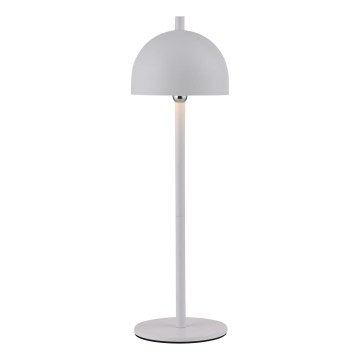 Schöner Wohnen 19244-16 - Lámpara de mesa para exterior BELLIS, LED táctil regulable y recargable, LED/2,5W/5V 2600 mAh IP54, blanca