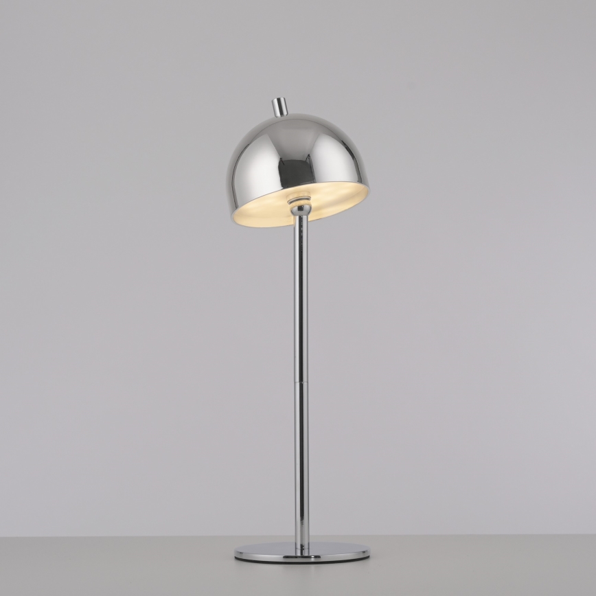 Schöner Wohnen 19244-17 - Lámpara de sobremesa exterior recargable, táctil y regulable BELLIS LED/2,5W/5V 2600 mAh IP54 cromo brillante