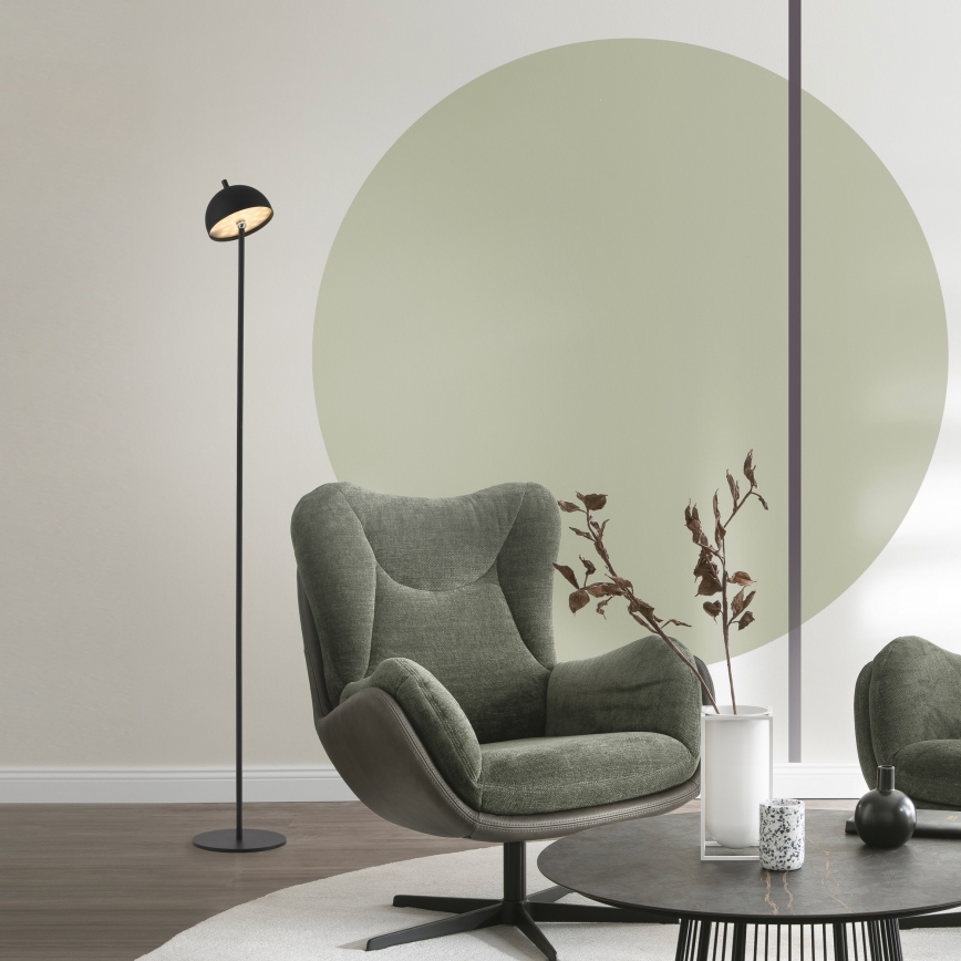 Schöner Wohnen 19245-18 - Lámpara de pie para exterior recargable, táctil y regulable LED BELLIS LED/2,5W/5V 2600 mAh IP54 negra