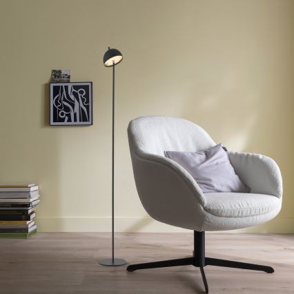 Schöner Wohnen 19245-18 - Lámpara de pie para exterior recargable, táctil y regulable LED BELLIS LED/2,5W/5V 2600 mAh IP54 negra