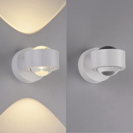 Schöner Wohnen 19331-16 - Aplique de pared LED CHIA 2xLED/2W/230V blanco