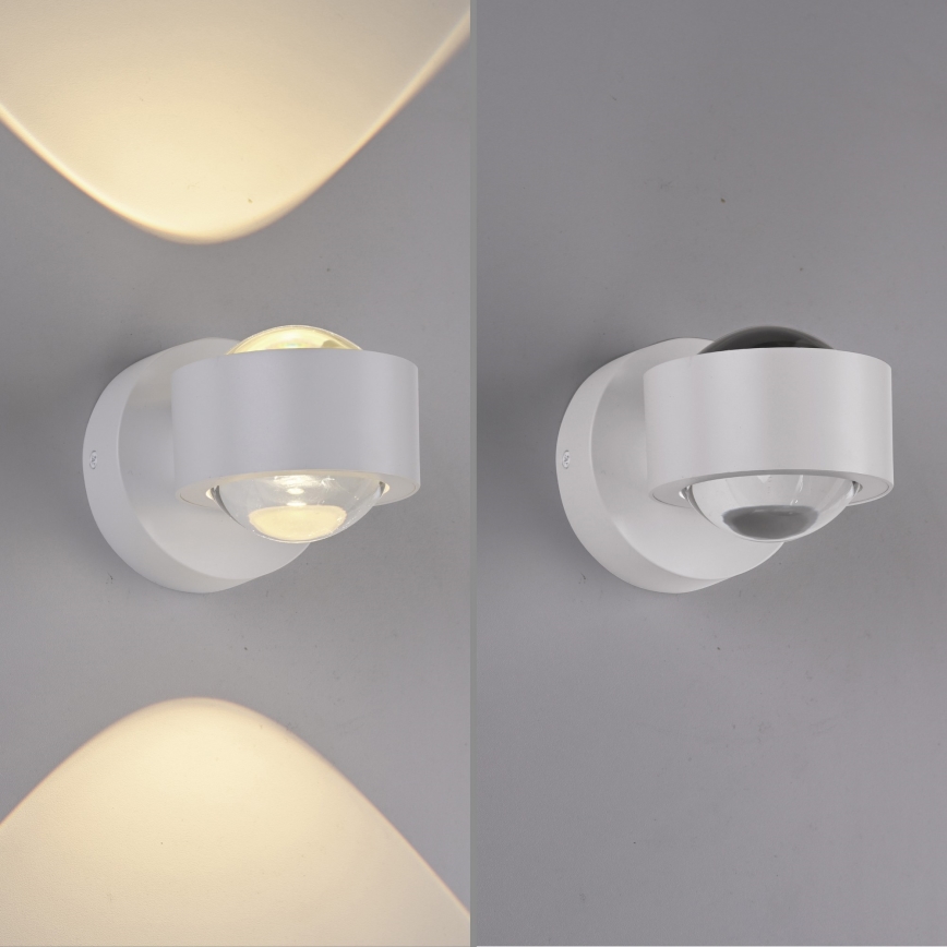 Schöner Wohnen 19331-16 - Aplique de pared LED CHIA 2xLED/2W/230V blanco