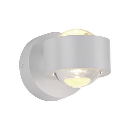 Schöner Wohnen 19331-16 - Aplique de pared LED CHIA 2xLED/2W/230V blanco
