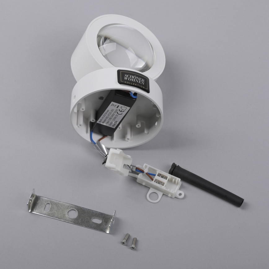 Schöner Wohnen 19331-16 - Aplique de pared LED CHIA 2xLED/2W/230V blanco