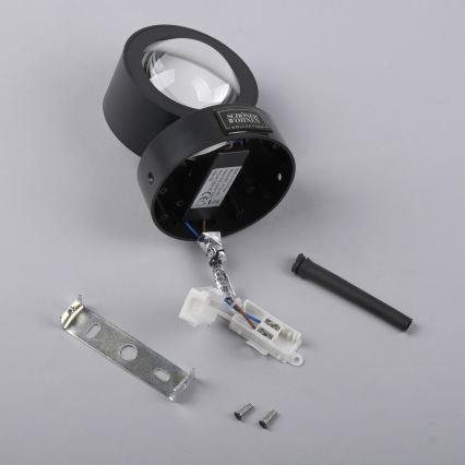 Schöner Wohnen 19331-18 - Aplique de pared LED CHIA 2xLED/2W/230V negro