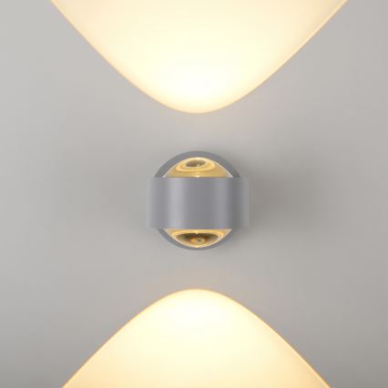 Schöner Wohnen 19331-21 - Aplique LED de pared CHIA 2xLED/2W/230V antracita