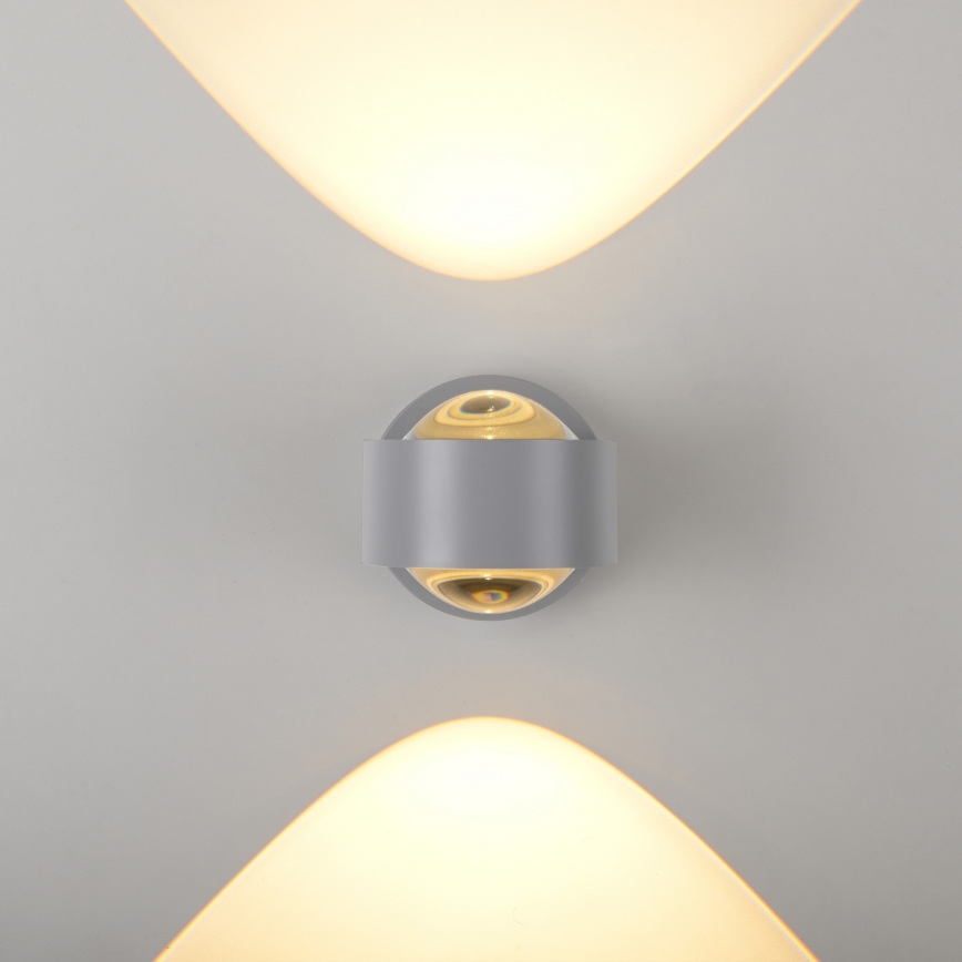 Schöner Wohnen 19331-21 - Aplique LED de pared CHIA 2xLED/2W/230V antracita