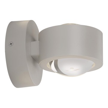 Schöner Wohnen 19331-39 - Aplique de pared LED CHIA 2xLED/2W/230V gris