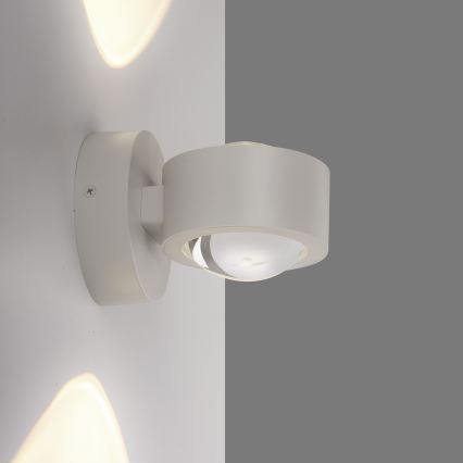 Schöner Wohnen 19331-39 - Aplique de pared LED CHIA 2xLED/2W/230V gris