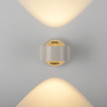 Schöner Wohnen 19331-39 - Aplique de pared LED CHIA 2xLED/2W/230V gris