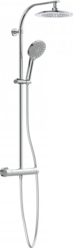 Schütte 60046 - Set de ducha con grifería termostática MADURA FRESH en cromo brillante