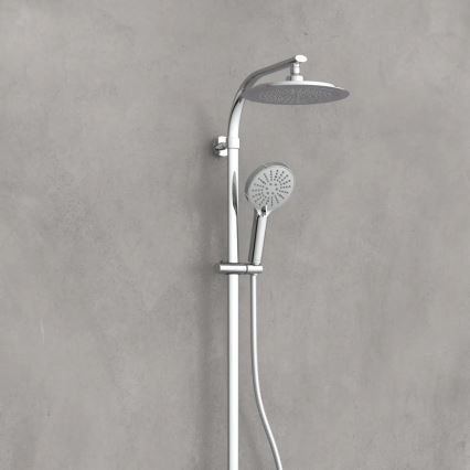 Schütte 60046 - Set de ducha con grifería termostática MADURA FRESH en cromo brillante