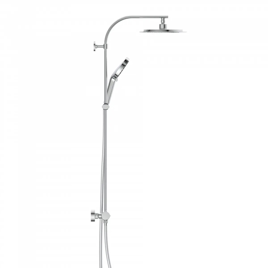Schütte 60046 - Set de ducha con grifería termostática MADURA FRESH en cromo brillante