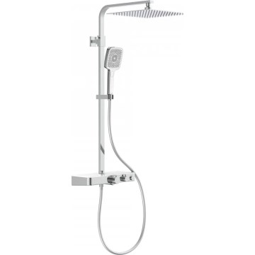 Schütte 60530 - Set de ducha con grifo termostático OCEAN, acabado en cromo brillante