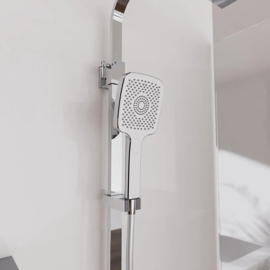 Schütte 60530 - Set de ducha con grifo termostático OCEAN, acabado en cromo brillante