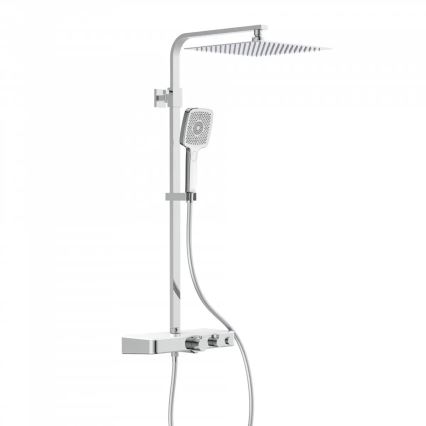 Schütte 60530 - Set de ducha con grifo termostático OCEAN, acabado en cromo brillante