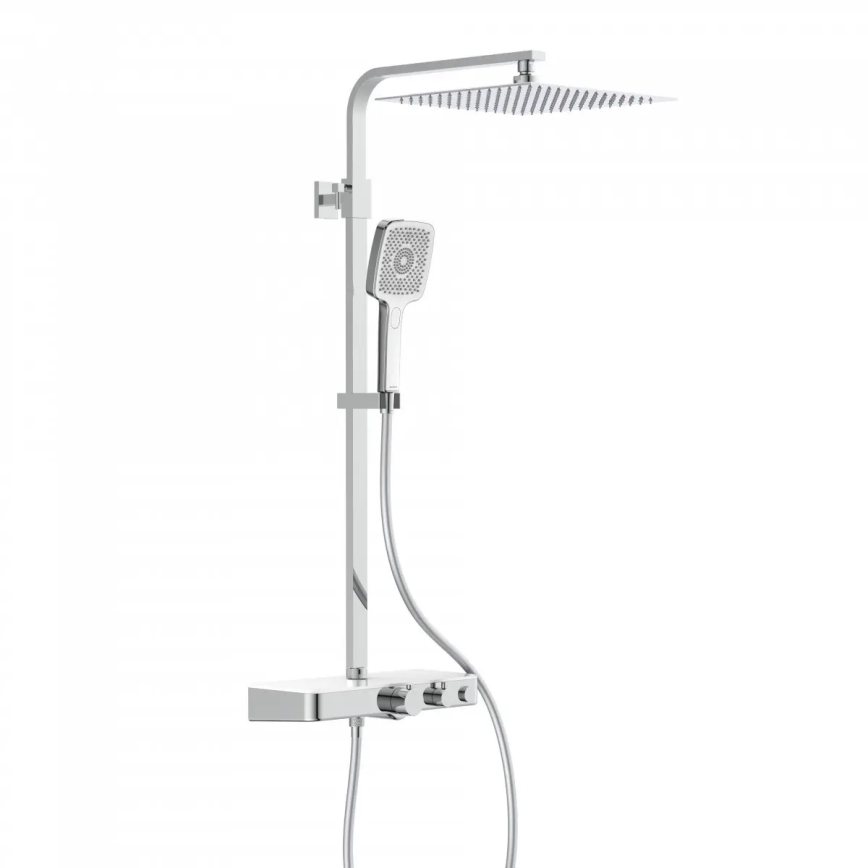 Schütte 60530 - Set de ducha con grifo termostático OCEAN, acabado en cromo brillante