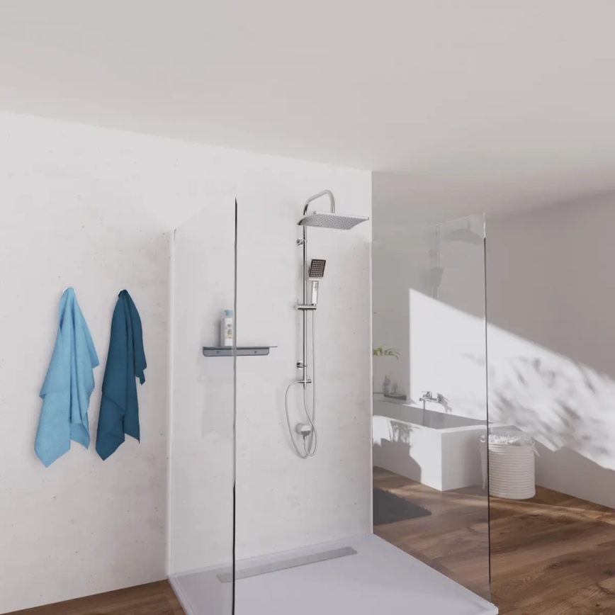 Schütte 60660 - Conjunto de ducha MALLORCA cromo brillante