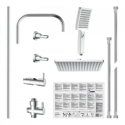 Schütte 60660 - Conjunto de ducha MALLORCA cromo brillante
