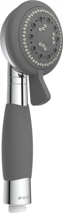 Schütte 60971 - Ducha de mano VITAL cromado brillante/gris