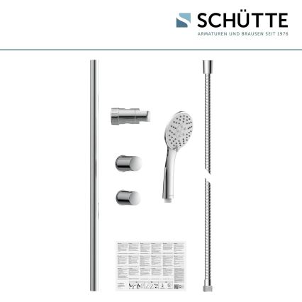 Schütte 64830 - Set de ducha NAPOLI cromo brillante