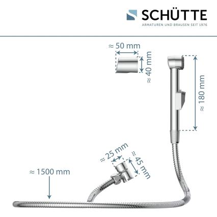 Schütte 78016 - Rociador para lavabo cromado brillante