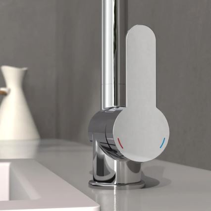 Schütte 79700 - Grifo de cocina con rociador extraíble LONDON, cromado brillante