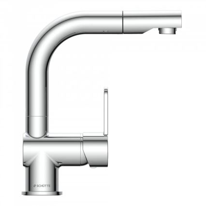 Schütte 79710 - Grifo de cocina con rociador extraíble LONDON, cromo brillante