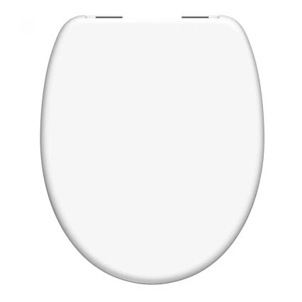 Schütte 82100-A - Asiento de inodoro blanco con cierre SoftClose, de duroplástico