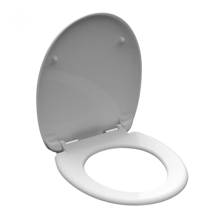 Schütte 82100-A - Asiento de inodoro blanco con cierre SoftClose, de duroplástico