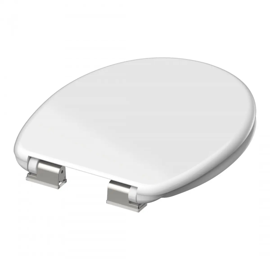Schütte 82100-A - Asiento de inodoro blanco con cierre SoftClose, de duroplástico