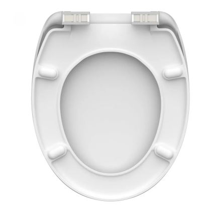 Schütte 82100-A - Asiento de inodoro blanco con cierre SoftClose, de duroplástico
