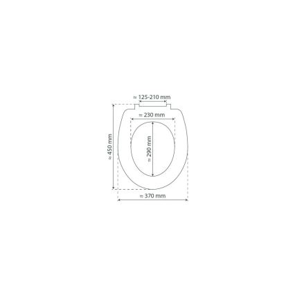 Schütte 82100-A - Asiento de inodoro blanco con cierre SoftClose, de duroplástico