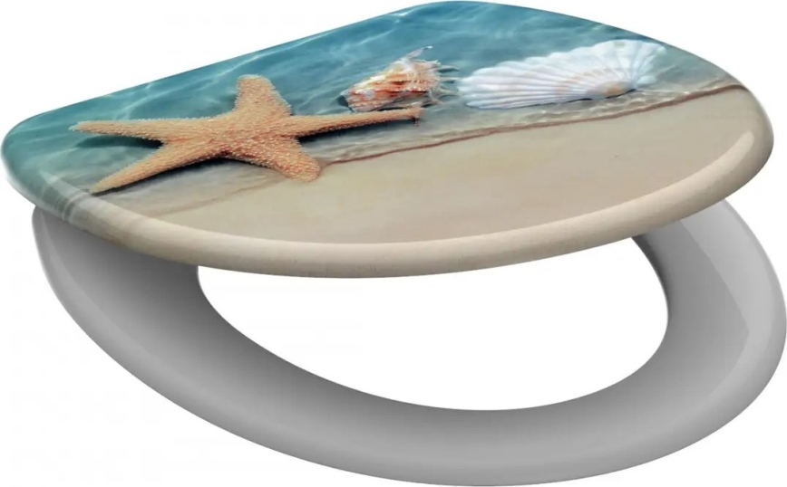 Schütte 82196 - Asiento de inodoro BEACH SoftClose de duroplástico