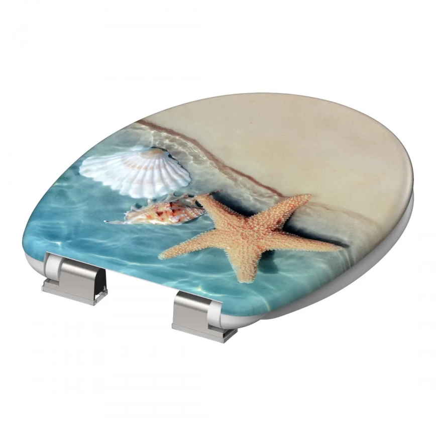 Schütte 82196 - Asiento de inodoro BEACH SoftClose de duroplástico