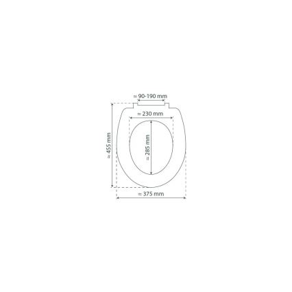 Schütte 82304-A - Asiento de inodoro ANTRACITA SoftClose de duroplástico