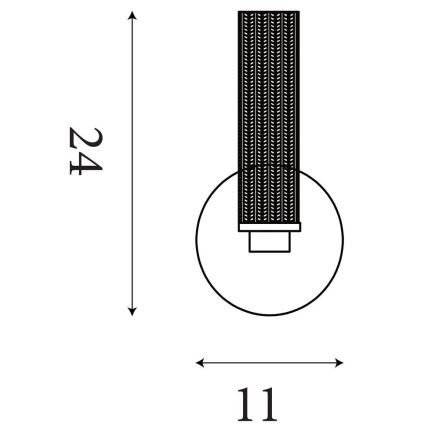 Searchlight - Aplique de pared regulable para baño ABERDEEN LED/7W/230V IP44 latón