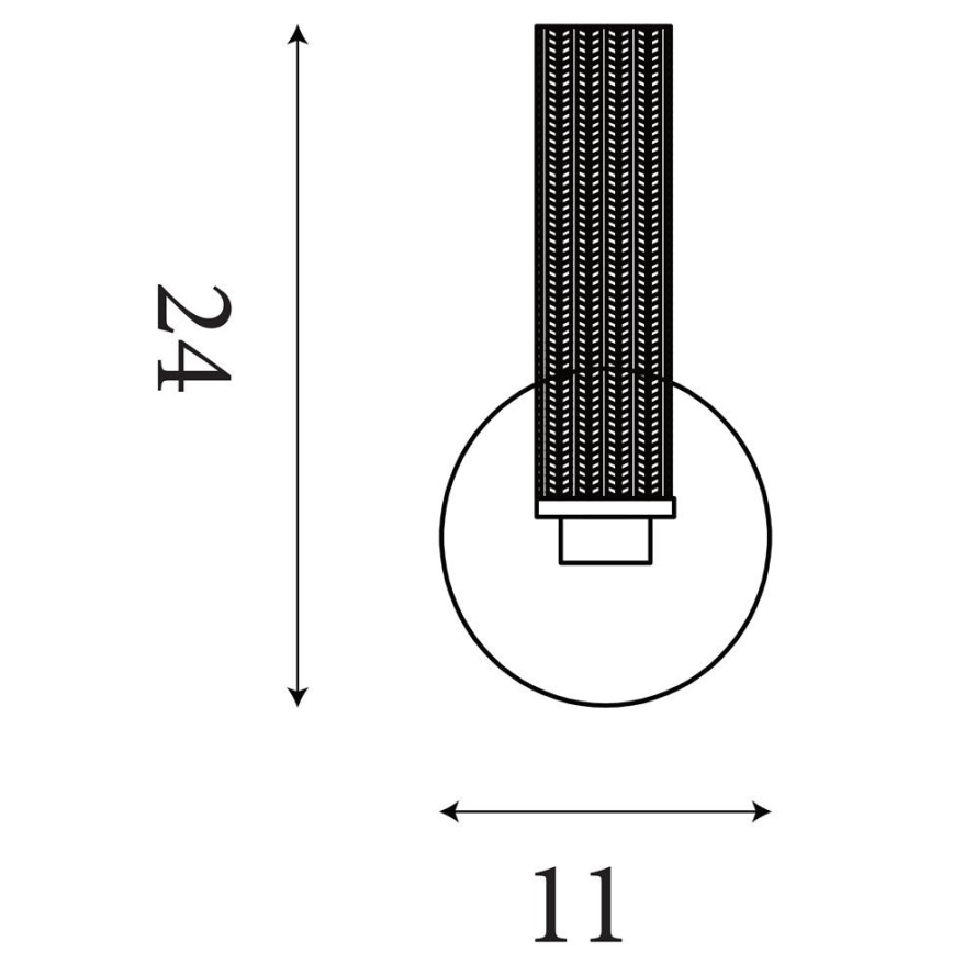 Searchlight - Aplique de pared regulable para baño ABERDEEN LED/7W/230V IP44 latón