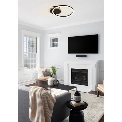 Searchlight - Lámpara de techo LED regulable CONTOUR LED/24W/230V 3000K