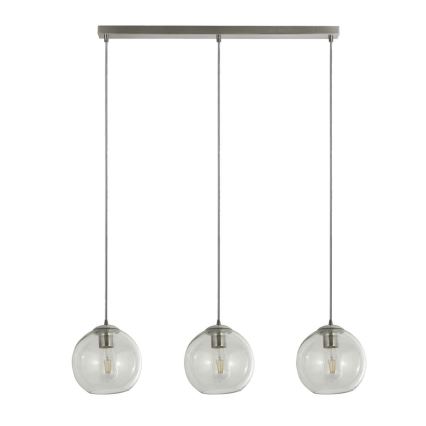 Searchlight - Lámpara colgante PENDANT 3xE27/40W/230V cromo mate