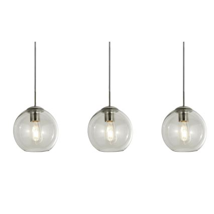 Searchlight - Lámpara colgante PENDANT 3xE27/40W/230V cromo mate
